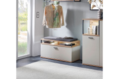 Basset-Foyer von IDEAL Möbel - Garderobe in Modern White
