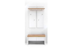 Cali von MCA - Garderobe weiß/ Wotan Eiche