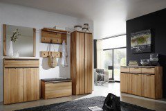 Vicenza von Gradel - Garderobenbank Kernbuche