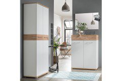 GW-Topix von Germania - Garderobe in Weiß und Eiche