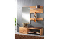 Vado von Bienenmühle - Garderobe 01 in Kernbuche