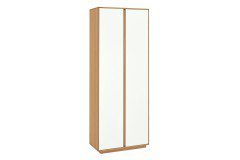 V100 von Voss - Garderobe Eiche bianco mit weißem Lack