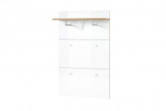 GW-Telde von Germania - Garderobenpaneel Glas weiß