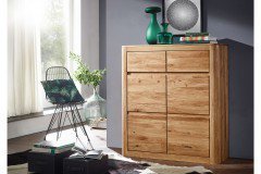 KM-0240 von GK Möbelvertrieb - Garderobe aus Wildeiche, geölt