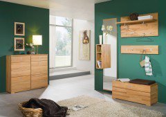 Vido von Bienenmühle - Garderobe 01 in Kernbuche