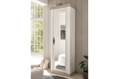 Florenz von Kollektion Letz - Garderobe Pinie weiß/ Oslo Pinie