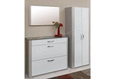 Melodie von ArredoKit - Garderobe mit Spiegelfront