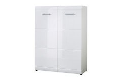 GW-Adana von Germania - Garderobenpaneel in Weiß Hochglanz