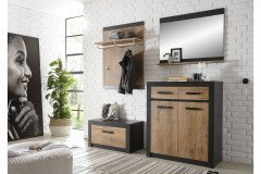 Brügge von Kollektion Letz - Garderobe Kastanie/ Fresco