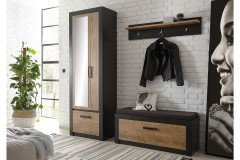 Brügge von Kollektion Letz - Garderobe Kastanie/ Fresco