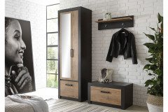 Brügge von Kollektion Letz - Garderobe Kastanie/ Fresco