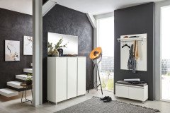 Salea von Voss - Schuhschrank in Lack weiß