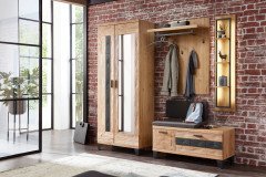 Persiko von Wohnconcept - Schuhschrank Wildeiche/ grau