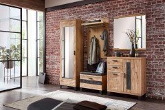 Persiko von Wohnconcept - Schuhschrank Wildeiche/ grau