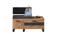 Persiko von Wohnconcept - Schuhschrank Wildeiche/ grau