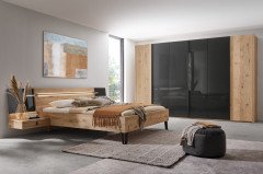 Cubo von Thielemeyer - Schubkastenkommode mit Anstellgarderobe Wildeiche