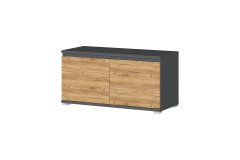 GW-Lissabon von Germania - Schuhschrank in Navarra-Eiche/ Anthrazit