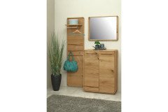 Reven von Bienenmühle - Garderobe Wildeiche/Lack granitgrau matt