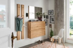 Siena-Foyer von Gradel - Garderobe in astiger Eiche massiv