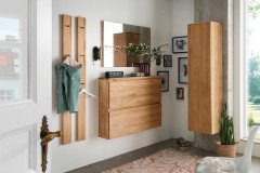 Siena-Foyer von Gradel - Garderobe in astiger Eiche massiv